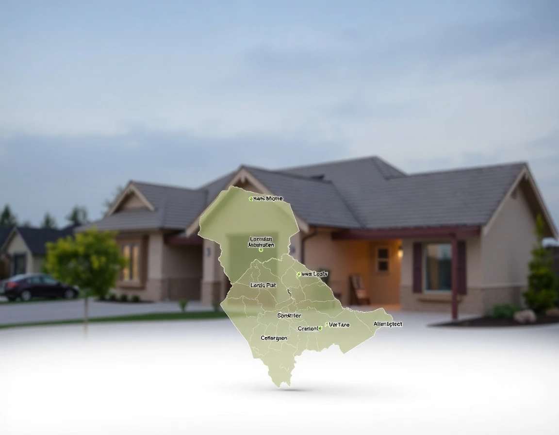 Roofing Service Areas Map